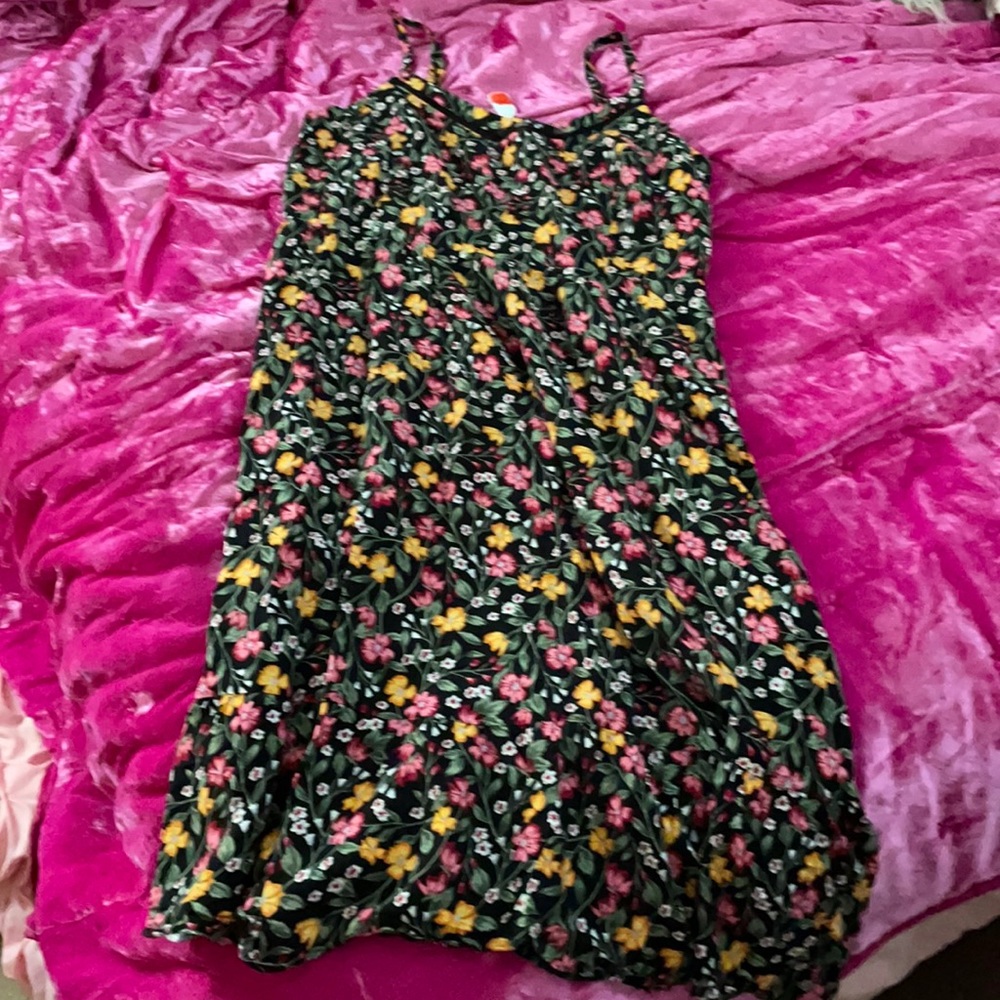 Old Navy floral fit & flare swing dress size XL